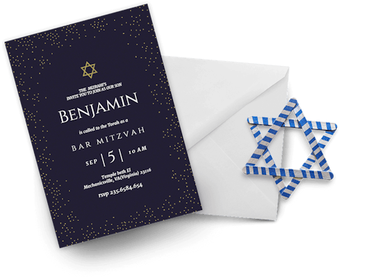 Bar & Bat Mitzvah Invitations